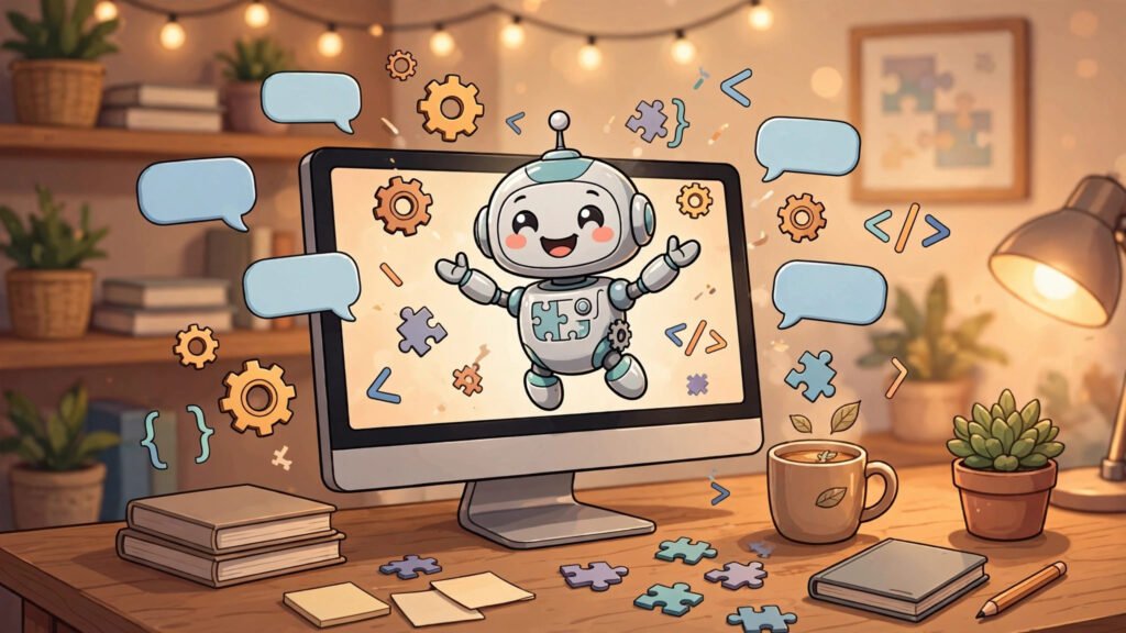 Abacus AI Bot open-source local AI agent illustration